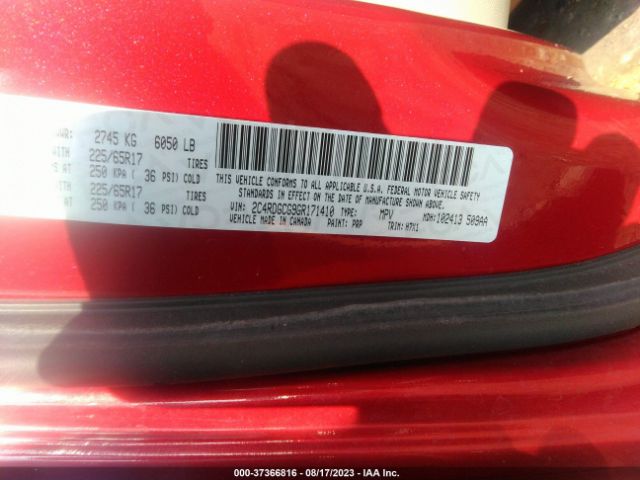 2C4RDGCG9GR171410 Dodge Grand Caravan Sxt