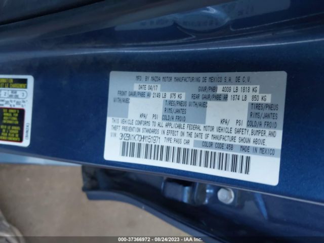 2017 MAZDA MAZDA3 5-DOOR 3MZBN1K70HM151971 Photo 8