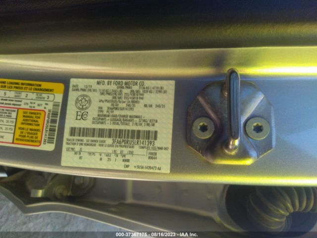 3FA6P0RU5LR141393 Ford Fusion Hybrid Titanium