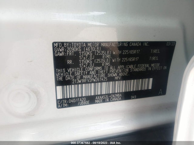 Toyota Rav4 Xle 2023 2T3W1RFV2PW261425 Image 15