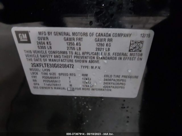 2GKFLTE30G6208472 GMC Terrain Sle