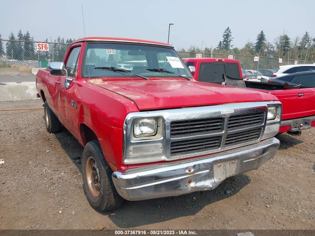 1993 DODGE W-SERIES W150 VIN: 1B7HM16X1PS252338