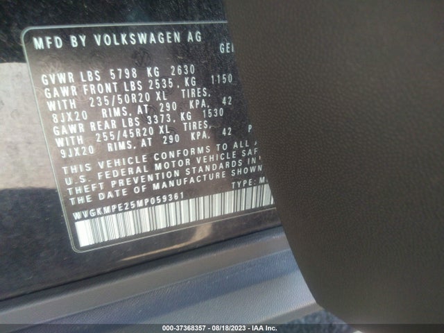 WVGKMPE25MP059361 Volkswagen ID.4 PRO S