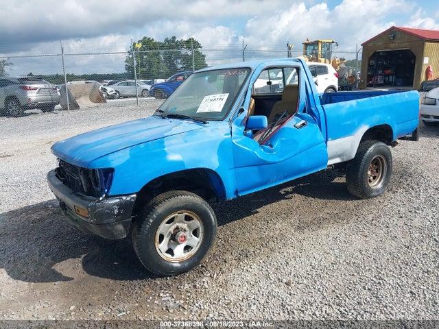 1991 TOYOTA PICKUP 1/2 TON SHT WHEELBASE DLX VIN: JT4RN01P0M7049085