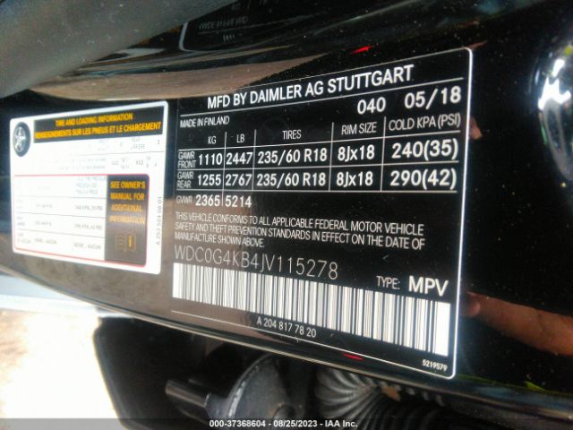 WDC0G4KB4JV115278 Mercedes-Benz Glc Glc 300