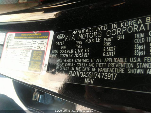 KNDJP3A55H7475917 KIA SOUL +