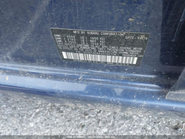 4S3GTAD64J3740774 Subaru Impreza Premium