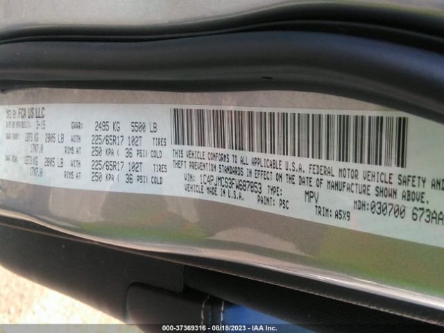 1C4PJMCS3FW687853 Jeep Cherokee Latitude
