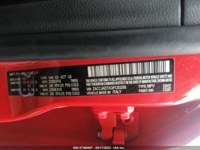 ZACCJADTXGPC83256 Jeep Renegade Limited