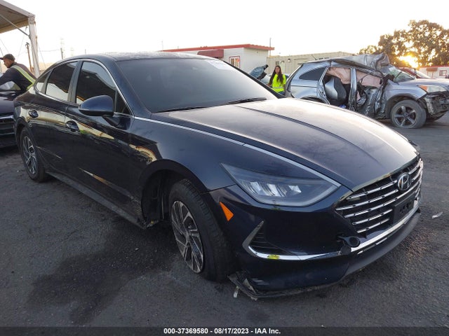 Hyundai Sonata Hybrid Blue 2021 KMHL24JJ7MA018268 головне зображення