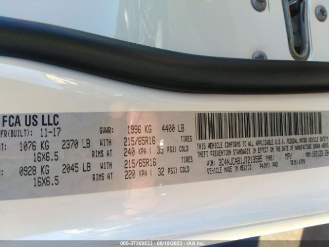 3C4NJCAB1JT213595 Jeep Compass Sport