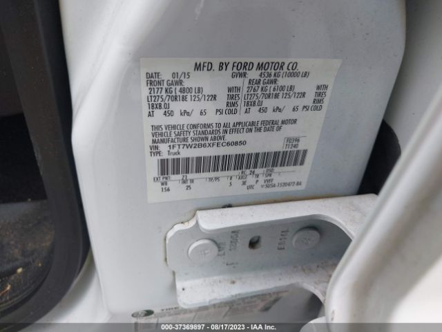 1FT7W2B6XFEC60850 Ford Super Duty F-250 Srw Lariat/platinum
