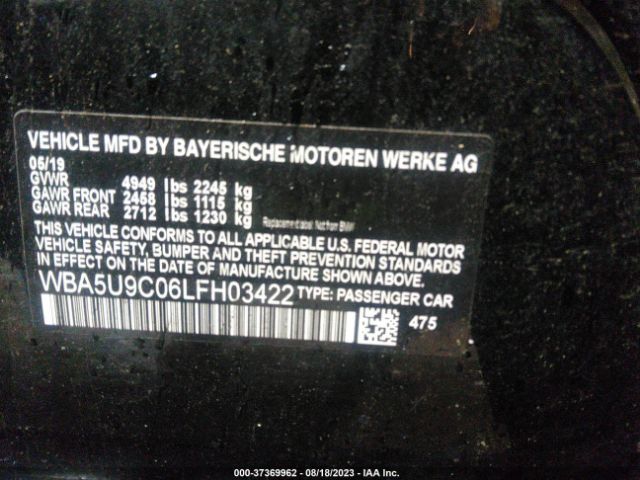 WBA5U9C06LFH03422 BMW 3 Series M340i Xdrive