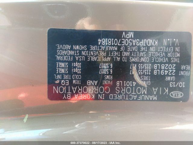 KNDJP3A50E7018184 KIA SOUL +