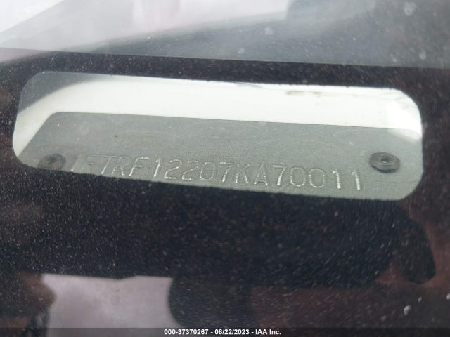 2007 FORD F-150 XL/STX/XLT VIN: 1FTRF12207KA70011