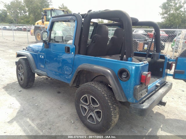 2003 JEEP WRANGLER X VIN: 1J4FA39S53P304198