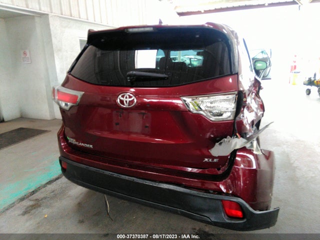 2014 TOYOTA HIGHLANDER XLE VIN: 5TDKKRFH8ES022093