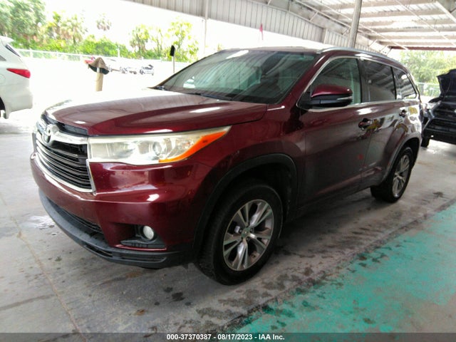 2014 TOYOTA HIGHLANDER XLE VIN: 5TDKKRFH8ES022093