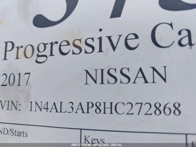 1N4AL3AP8HC272868 Nissan Altima 2.5 Sv