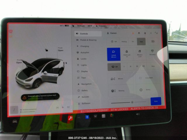 5YJYGDEE2LF026597 Tesla Model Y Long Range