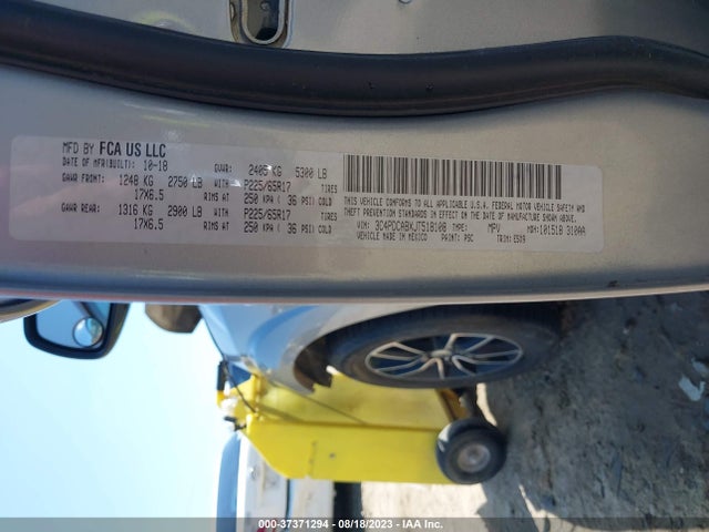 Dodge JOURNEY SE 2018 3C4PDCABXJT518108 Image 9