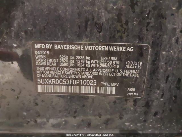 5UXKR0C53F0P10023 BMW X5 Xdrive35i