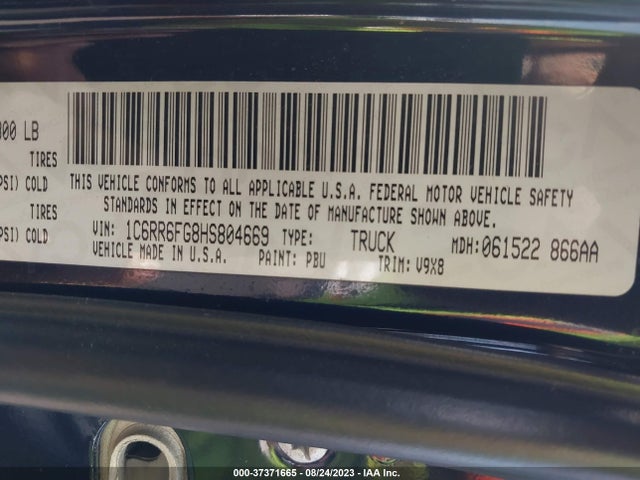 RAM 1500 Express 2017 1C6RR6FG8HS804669 Image 9