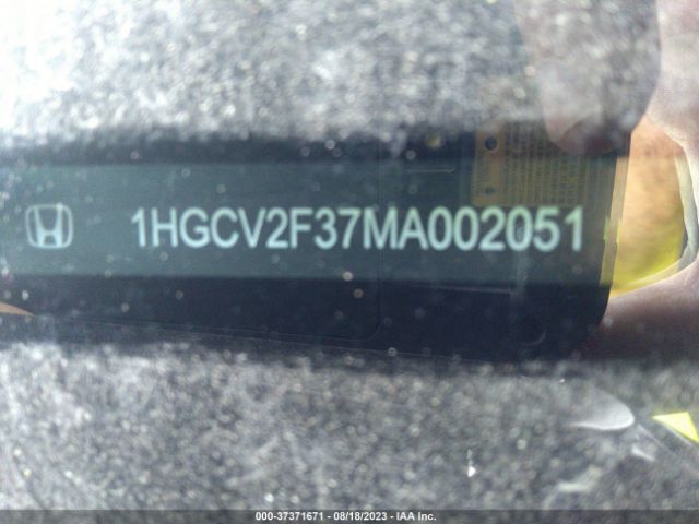 1HGCV2F37MA002051 Honda Accord Sedan Sport