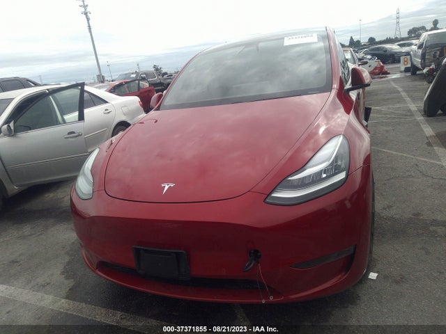 2021 TESLA MODEL Y LONG RANGE VIN: 5YJYGDEE0MF074472