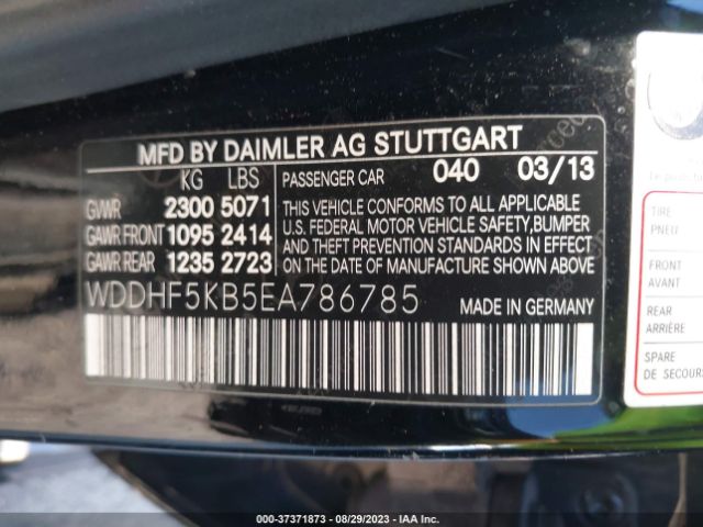 WDDHF5KB5EA786785 Mercedes-Benz E 350
