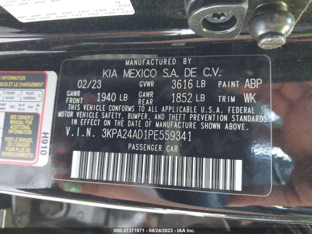 KIA RIO LX 2023 3KPA24AD1PE559341 Image 9