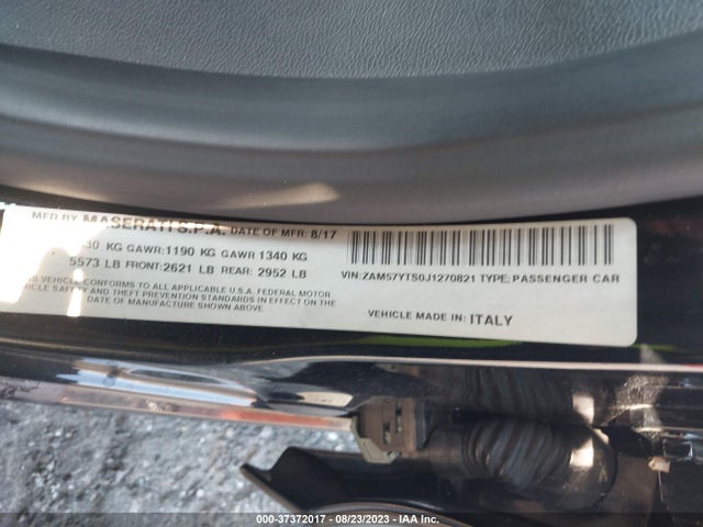 ZAM57YTS0J1270821 Maserati Ghibli S Q4 Gransport