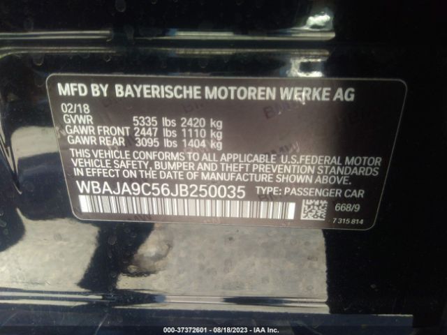 WBAJA9C56JB250035 BMW 5 Series 530e Iperformance