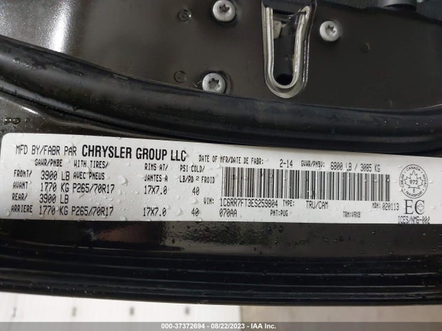 1C6RR7FT3ES259804 RAM 1500 St