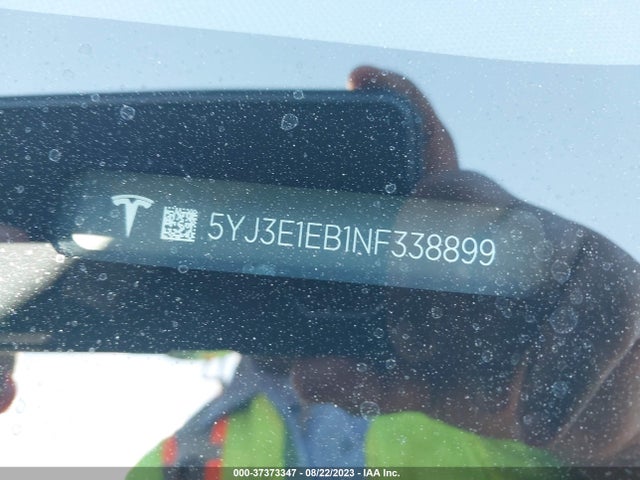 Tesla Model 3 Long Range 2022 5YJ3E1EB1NF338899 Image 9