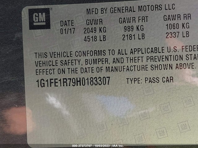 Chevrolet Camaro 1ss 2017 1G1FE1R79H0183307 Image 9