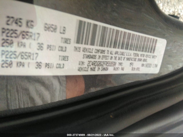 Dodge Grand Caravan Se 2015 2C4RDGBG2FR559580 Image 9