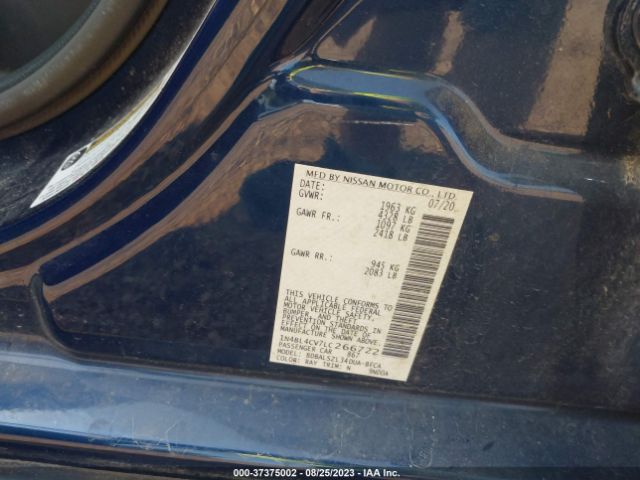 1N4BL4CV7LC266722 Nissan Altima 2.5 Sr