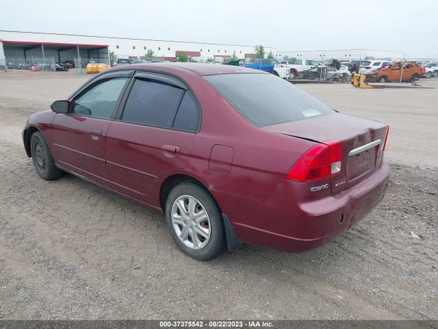 2003 HONDA CIVIC EX VIN: 1HGES25783L033981