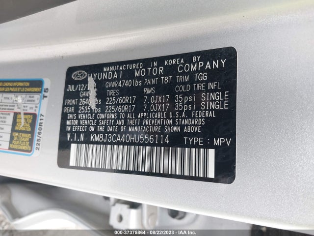Hyundai TUCSON SE 2017 KM8J3CA40HU556114 Image 15