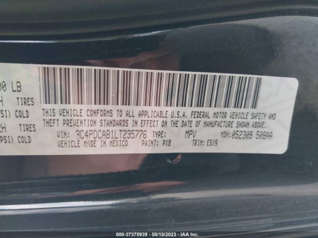 3C4PDCAB1LT235776 Dodge Journey Se Value