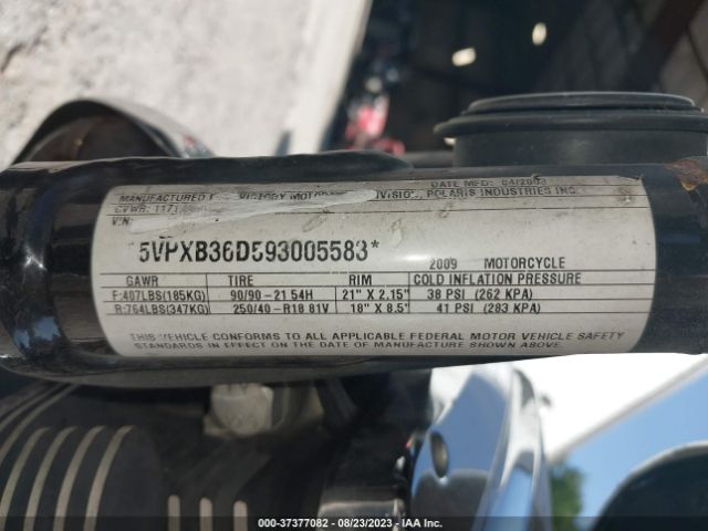 2009 VICTORY MOTORCYCLES VEGAS 5VPXB36D593005583 Photo 9