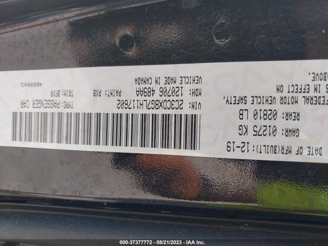 Dodge Charger Sxt 2020 2C3CDXBG7LH117602 Image 9
