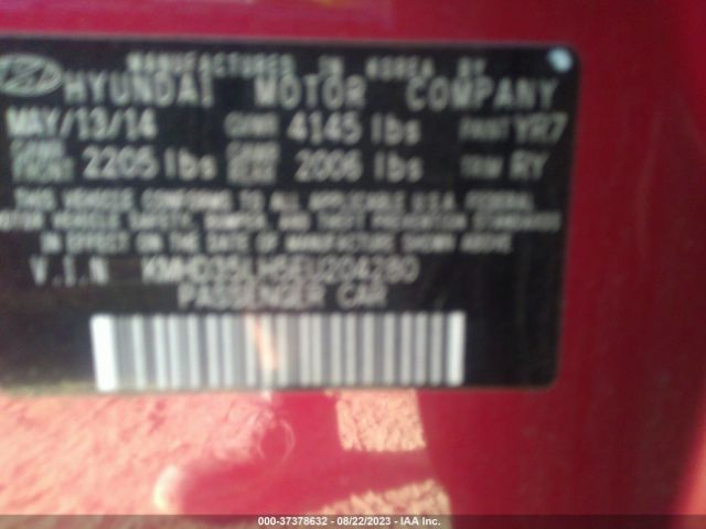 KMHD35LH5EU204280 Hyundai ELANTRA GT