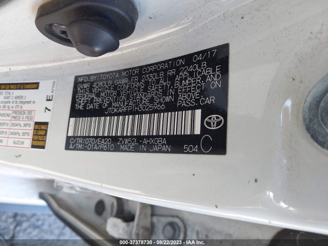 Toyota Prius Prime Plus/premium/advanced 2017 JTDKARFP1H3025966 Image 14