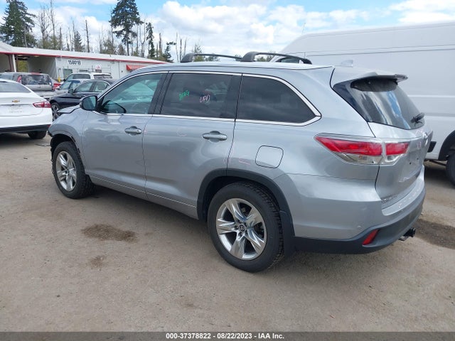 Toyota Highlander Limited 2016 5TDDKRFH0GS296383 Image 10