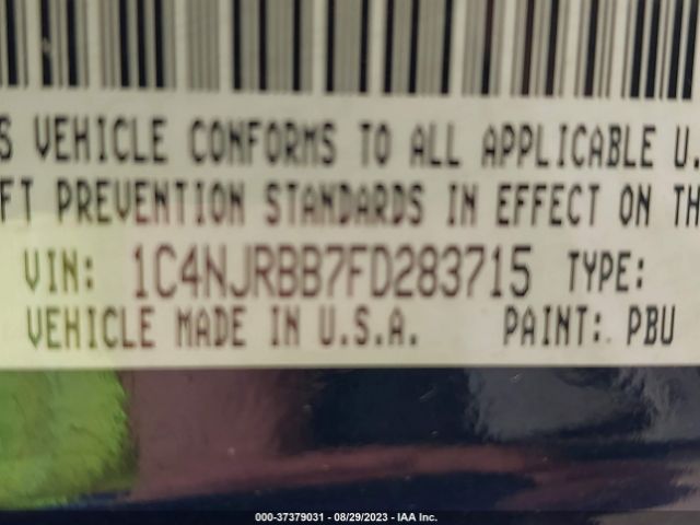 1C4NJRBB7FD283715 Jeep Patriot Sport