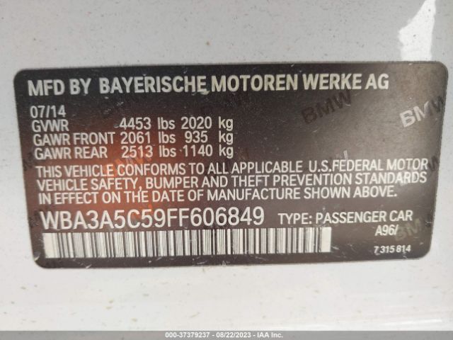 WBA3A5C59FF606849 BMW 3 Series 328i