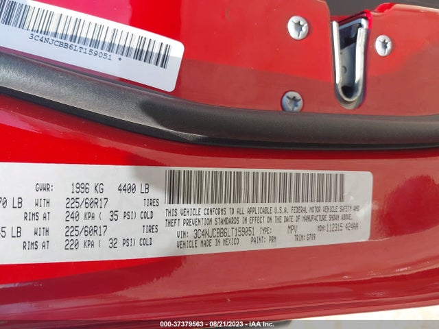 3C4NJCBB6LT159051 Jeep Compass Latitude Fwd