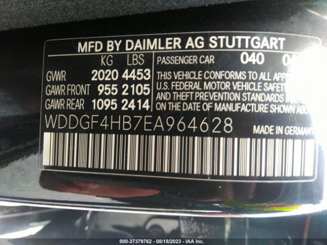 WDDGF4HB7EA964628 Mercedes-Benz C-class C 250
